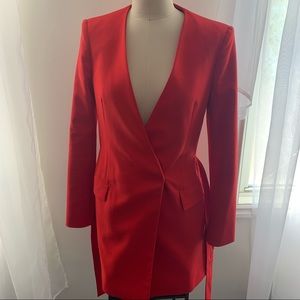 Zara envelope jacket/ blazer red